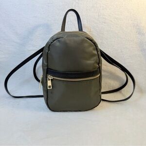 Olive Green Mini Backpack